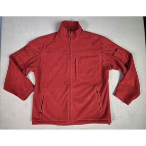 Mens Duluth Trading‎ Co Jacket Size LARGE Full Zip Fleece Shoreman Fleece